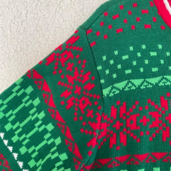 Blizzard Bay Men’s XL Pug Dog with Candy Cane & Jester's Hat Christmas Sweater - Picture 11 of 16